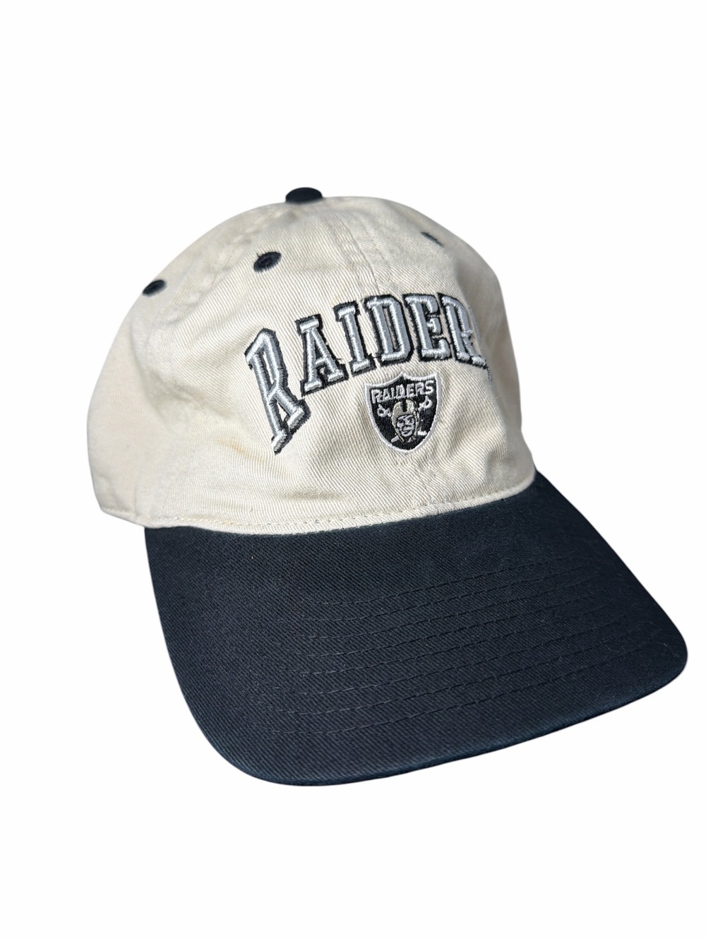 Reebok Raiders Hat NFL Embroidered Baseball Cap Las Vegas raiders Vintage